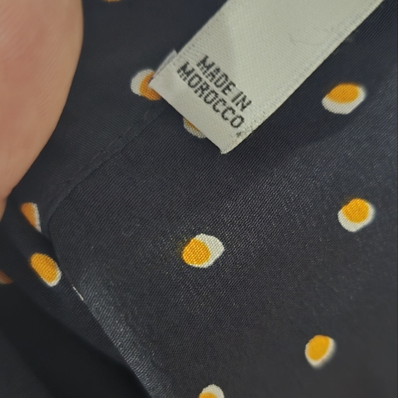 Chic Navy Polka Dot Mini Dress - Picture 10 of 11